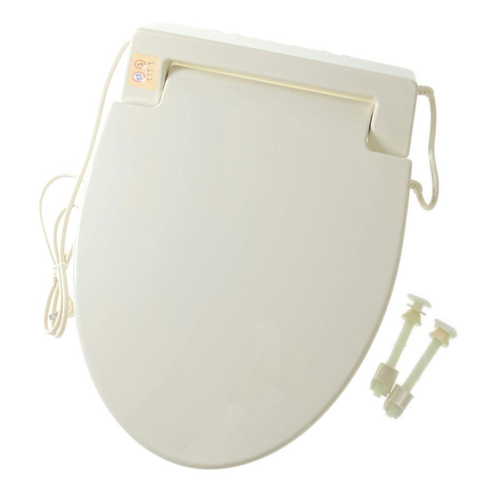 アサヒ衛陶 暖房便座 ふた付き前丸 アイボリー CHA-002 | リフォーム