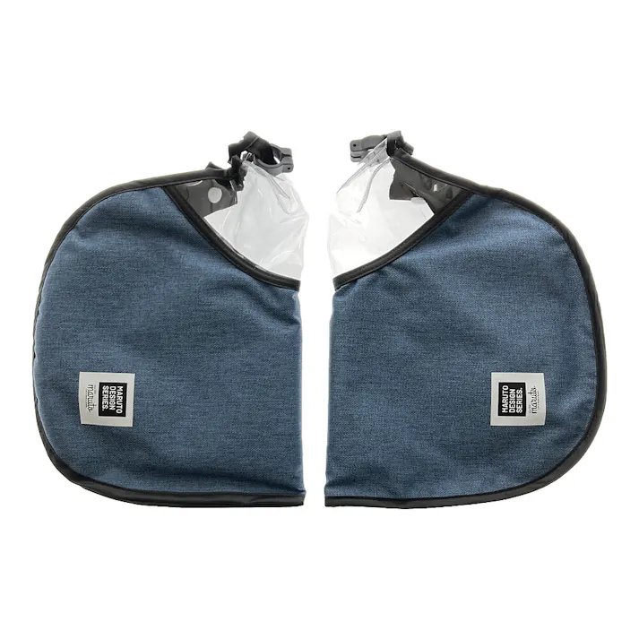 大久保製作所 オールシーズン使えるハンドルカバー Round 杢ネイビー HC-AM01