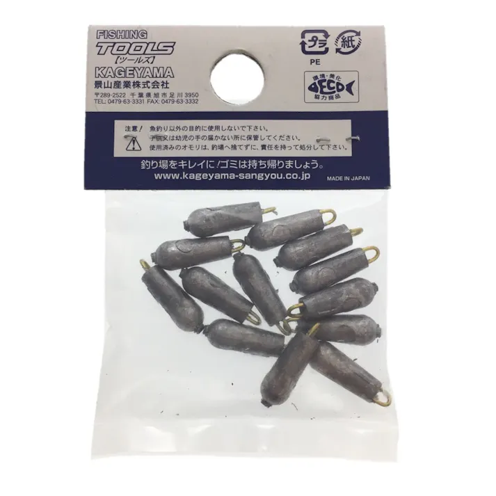 景山産業 ナス型オモリ 1号 パック