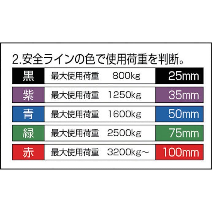 【CAINZ-DASH】田村総業 ベルトスリング　Ｐタイプ　３Ｅ　５０×１．５ PE0500150【別送品】