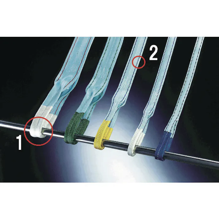 【CAINZ-DASH】田村総業 ベルトスリング Pタイプ 3E 100×2.0 PE1000200【別送品】