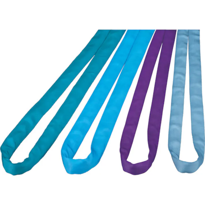 【CAINZ-DASH】田村総業 ラウンドスリング SSタイプ HN-W020×1.25m 緑色 HNW0200125【別送品】