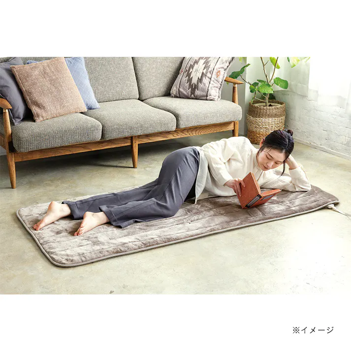 電気毛布 らく寝ぼう 180×80cm モカ VWR181H-MM