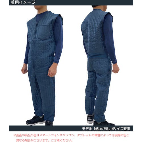 US製 ヴィンテージ つなぎ キルトインナー LARGEMEDIUM CAINZ-DASH】トーマセンイ 11070 中綿キルトインナーつなぎ