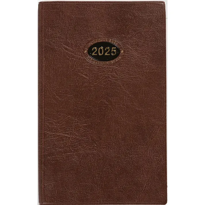 高橋書店 2025年1月始まり ビジネス手帳4 ブラウン No.52
