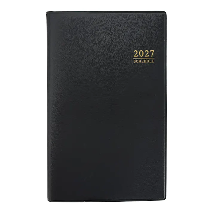 高橋書店 2027年 1月始まり ビジネス手帳2 手帳判 ウィークリーレフト ブラック