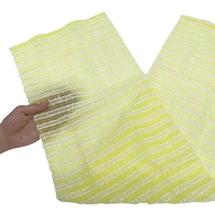 Ag泡ボディタオル ふつう イエロー