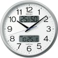 【CAINZ-DASH】セイコータイムクリエーション 電波掛時計　”セイコーネクスタイム　ＺＳ２５０Ｓ”　（ハイブリッド電波時計） ZS250S【別送品】