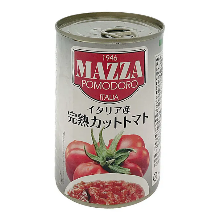 MAZZA イタリア産 完熟カットトマト EO缶