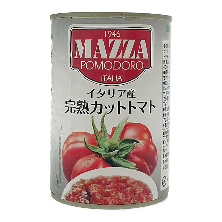 MAZZA イタリア産 完熟カットトマト EO缶
