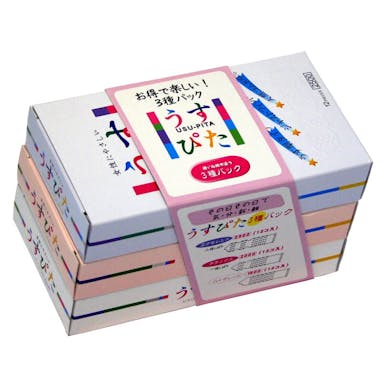 ＪＭ　うすぴた３種パック　１２個×３箱