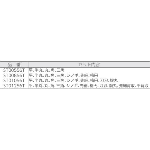 CAINZ-DASH】ツボサン 精密ヤスリ ８本組 半丸 ＃６ HA00856T【別送品