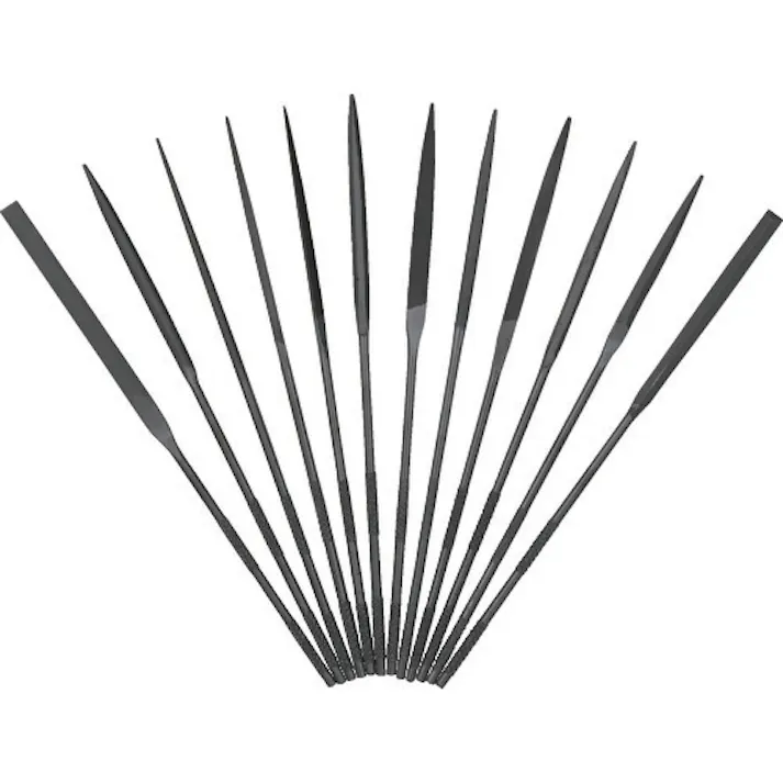 【CAINZ-DASH】ツボサン 精密ヤスリ 12本組セット ST01256T【別送品】