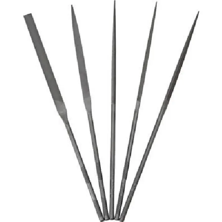 【CAINZ-DASH】ツボサン 精密ヤスリ 5本組 セット #3(#6より荒い) ST00553T【別送品】