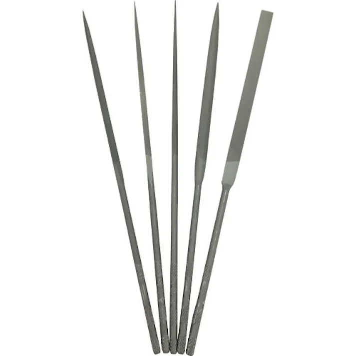 【CAINZ-DASH】ツボサン 精密ヤスリ 5本組 セット #3(#6より荒い) ST00553T【別送品】