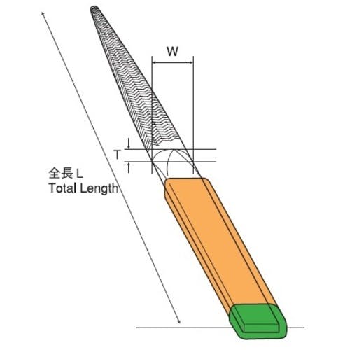 ツボサン 組ヤスリ １０本組 半丸 中目 HA010-02 ( HA01002 ) ツボサン