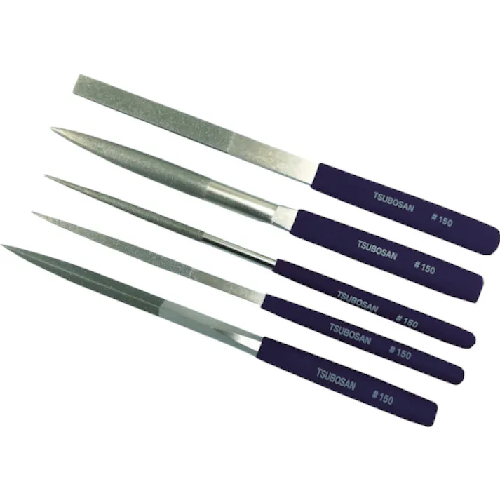 【CAINZ-DASH】ツボサン ダイヤモンドヤスリ K-8 5種類セット #150-50L DKST0810【別送品】