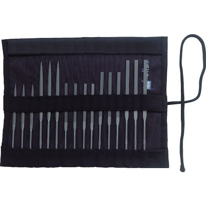 【CAINZ-DASH】バローベ社 LA2401-2402 精密ヤスリ16本セット 専用布ケース付 LA2401-2402-16P-SET【別送品】