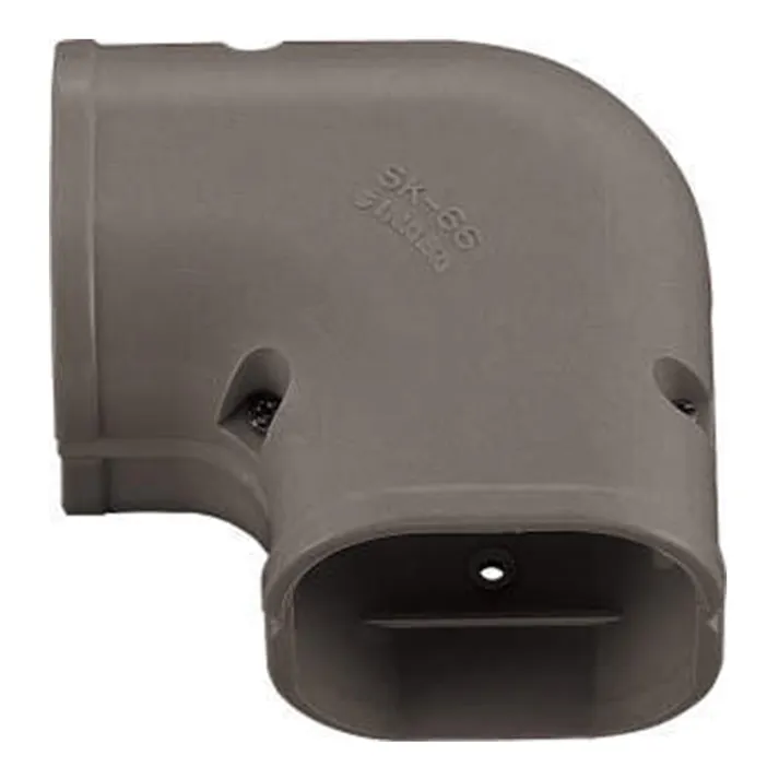 因幡電工 スリムダクトSD スリムコーナー 平面90度 ブラウン SK-77-B