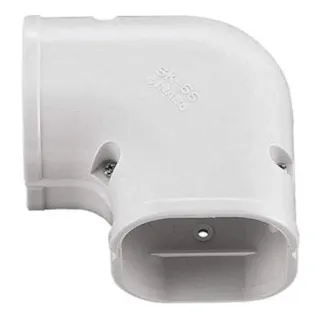 因幡電工 スリムダクトSD スリムコーナー 平面90度 ホワイト SK-77-W