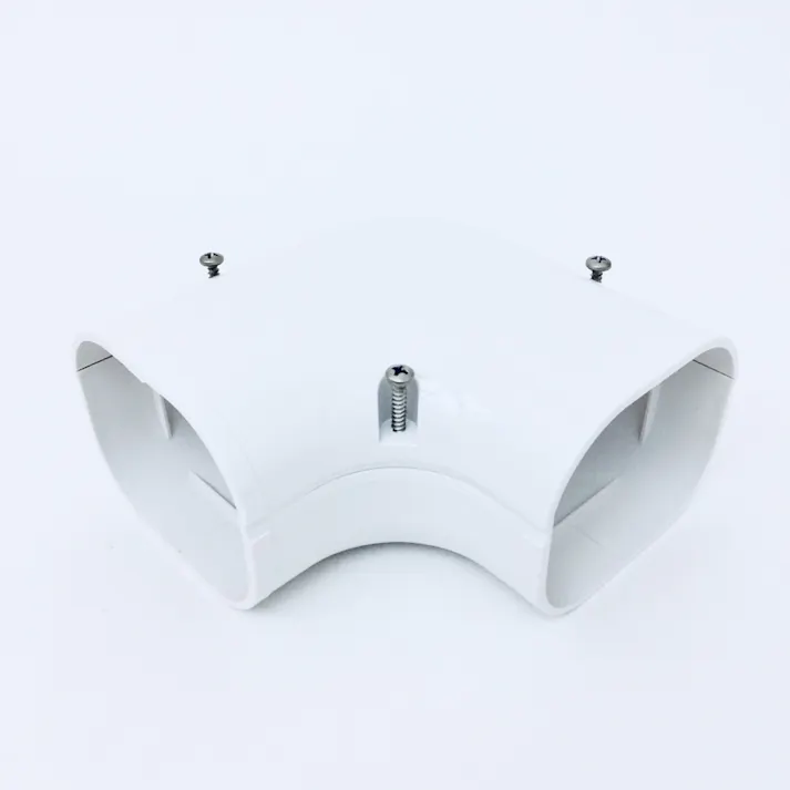 因幡電工 スリムダクトSD スリムコーナー 平面90度 ホワイト SK-77-W