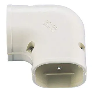 因幡電工 スリムダクトSD スリムコーナー 平面90度 アイボリー SK-100-I