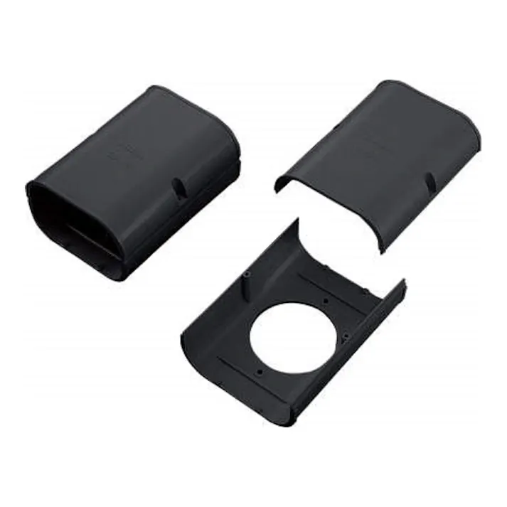 因幡電工 スリムダクトSD 分岐ジョイント 壁面取り出し用 ブラック SJA-100-K