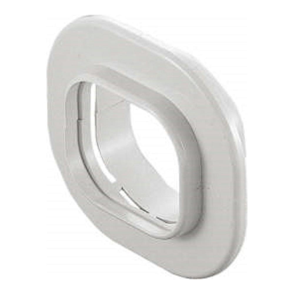 因幡電工 スリムダクトSD スリムキャップ ホワイト SWC-100-W