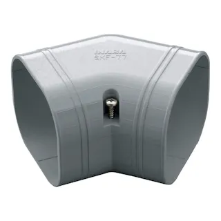 因幡電工 スリムダクトSD スリムコーナー 平面45度 グレー SKF-77-G