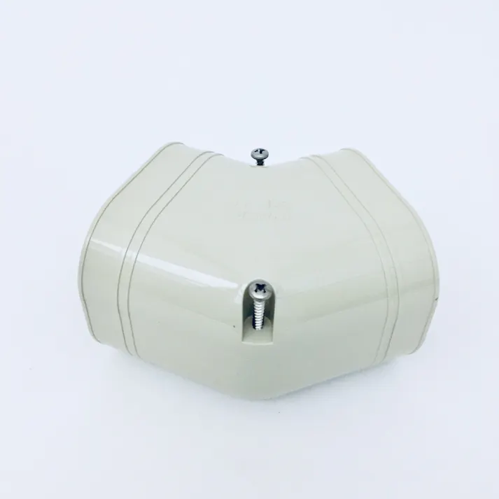 因幡電工 スリムダクトSD スリムコーナー 平面45度 アイボリー SKF-77-I