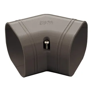 因幡電工 スリムダクトSD スリムコーナー 平面45度 ブラウン SKF-77-B