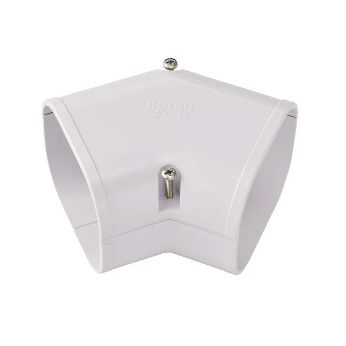 因幡電工 スリムダクトSD スリムコーナー 平面45度 ホワイト SKF-100-W