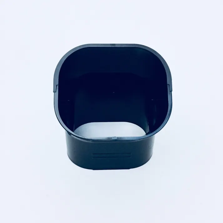 因幡電工 スリムダクトSD スリムコーナー 立面45度 ブラック SCF-77-K