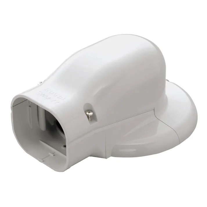 因幡電工 スリムダクトSD ウォールコーナー エアコンキャップ用 壁面取り出し用 ホワイト SWM-77-W