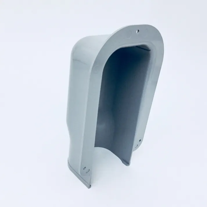 因幡電工 スリムダクト ウォールコーナー 後付用 壁面取り出し用 グレー SWA-77-G