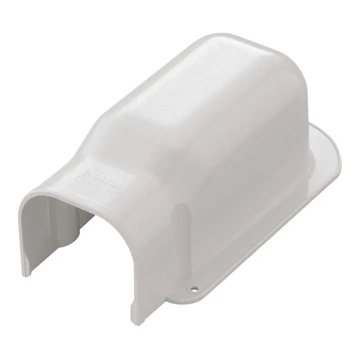 因幡電工 スリムダクト ウォールコーナー 後付用 壁面取り出し用 アイボリー SWA-77-I