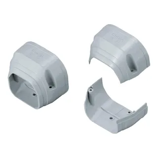 因幡電工 スリムダクトSD 端末カバー 機器接続部用 グレー SE-77-G