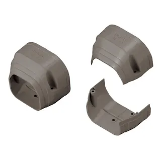 因幡電工 スリムダクトSD 端末カバー 機器接続部用 ブラウン SE-77-B