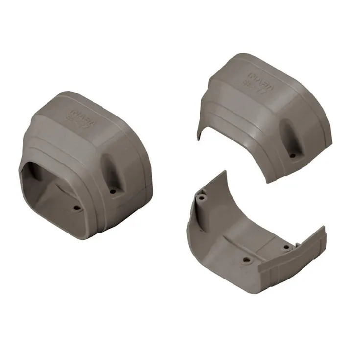 因幡電工 スリムダクトSD 端末カバー 機器接続部用 ブラウン SE-77-B