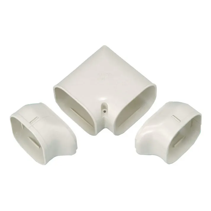 因幡電工 スリムダクトSD ひねり90度エルボ アイボリー SN-77-I