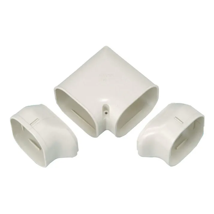 因幡電工 スリムダクトSD ひねり90度エルボ アイボリー SN-77-I