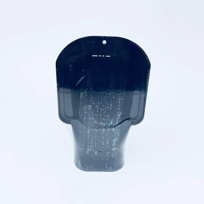 因幡電工 スリムダクトSD ウォールコーナー 換気エアコン用 壁面取り出し用 ブラック SWK-77N-K