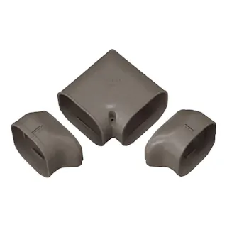 因幡電工 スリムダクトSD ひねり90度エルボ ブラウン SN-77-B