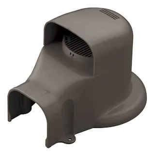 因幡電工 スリムダクトSD ウォールコーナー 換気エアコン用 壁面取り出し用 ブラウン SWX-77L-B