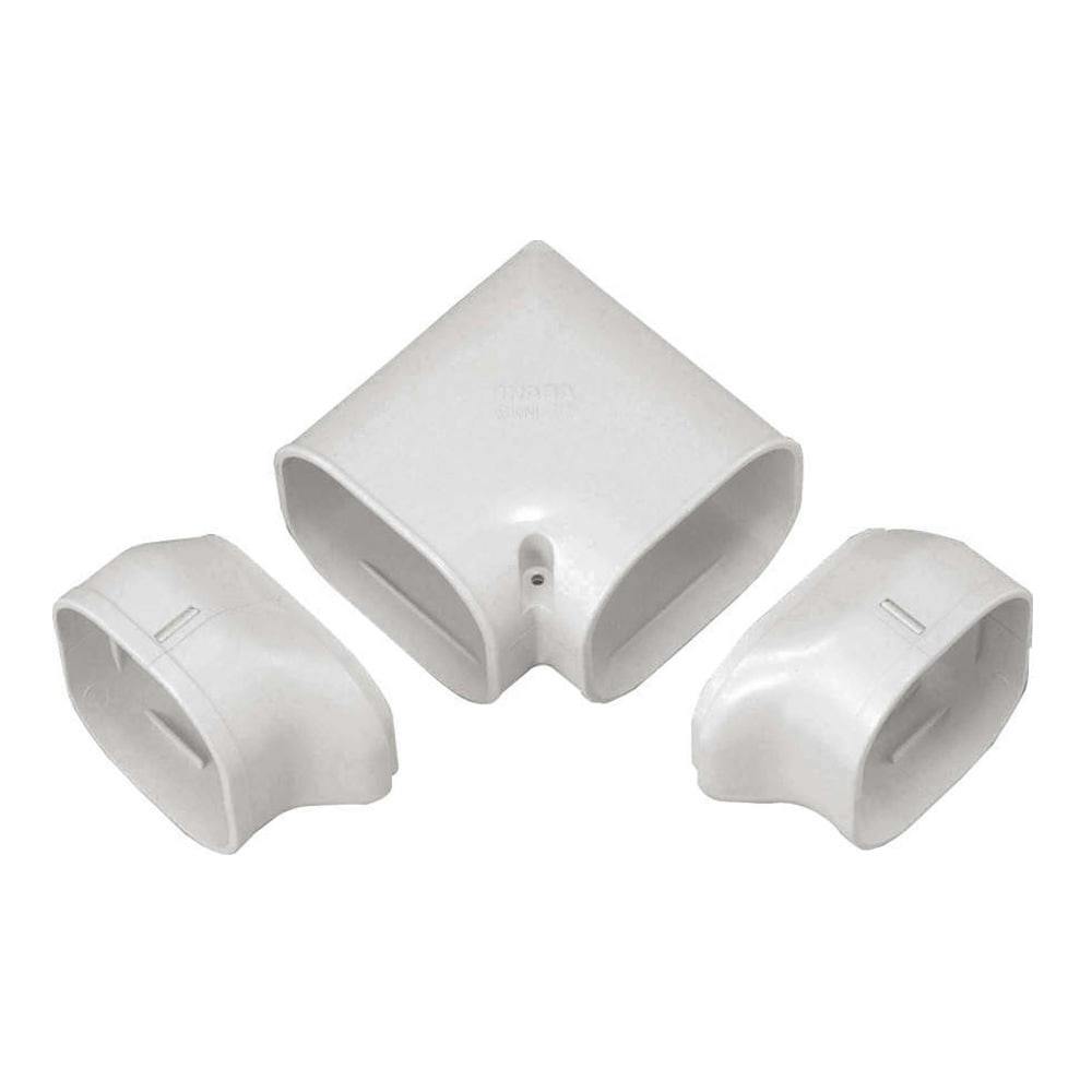 因幡電工 スリムダクトSD ひねり90度エルボ ホワイト SN-77-W