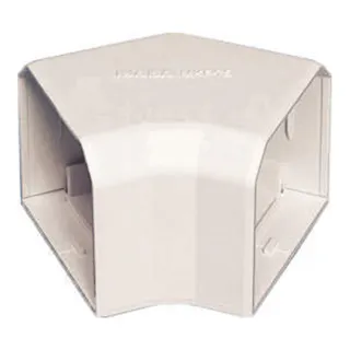 因幡電工 スリムダクトMD スリムコーナー 平面45度 曲り ネオホワイト MKF-85