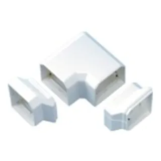 因幡電工 スリムダクトMD ひねり90度エルボ ネオホワイト MN-75-W