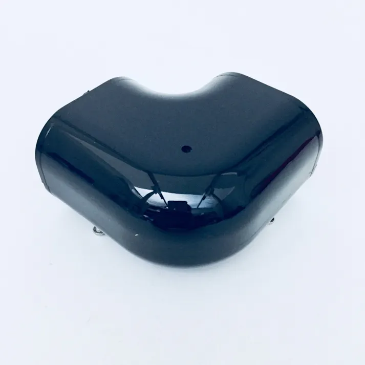 因幡電工 スリムダクトLD スリムコーナー 平面90度 ブラック LDK-70-K