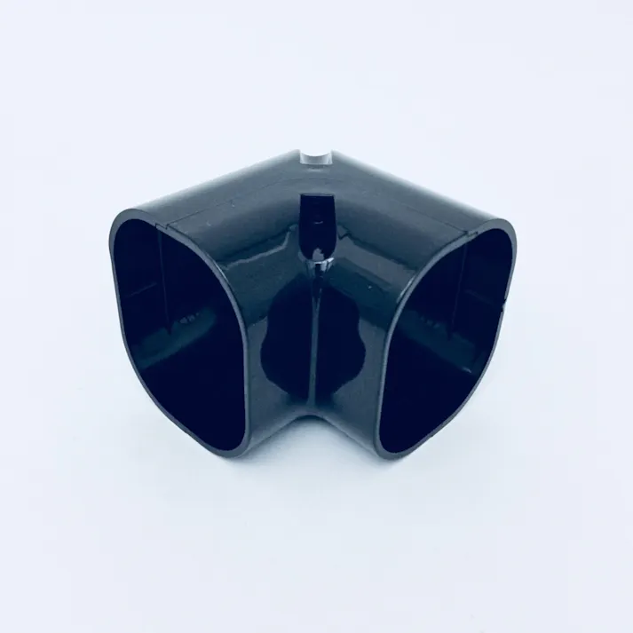 因幡電工 スリムダクトLD スリムコーナー 立面90度 ブラック LDC-70-K