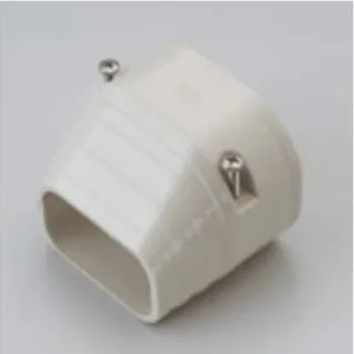 因幡電工 スリムダクトLD 端末カバー アイボリー LDEN-70-I